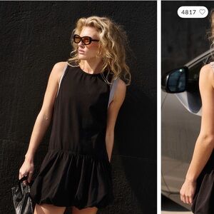 Black Hot Shot Bubble Set size Small NWT